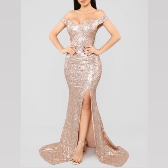 Sequins Maxi Dress ✨ - Picture 1 of 8